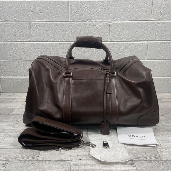 Coach Other - COACH  Leather Cabin Weekender Duffle Bag Chocolate Brown  No. L1S-5404